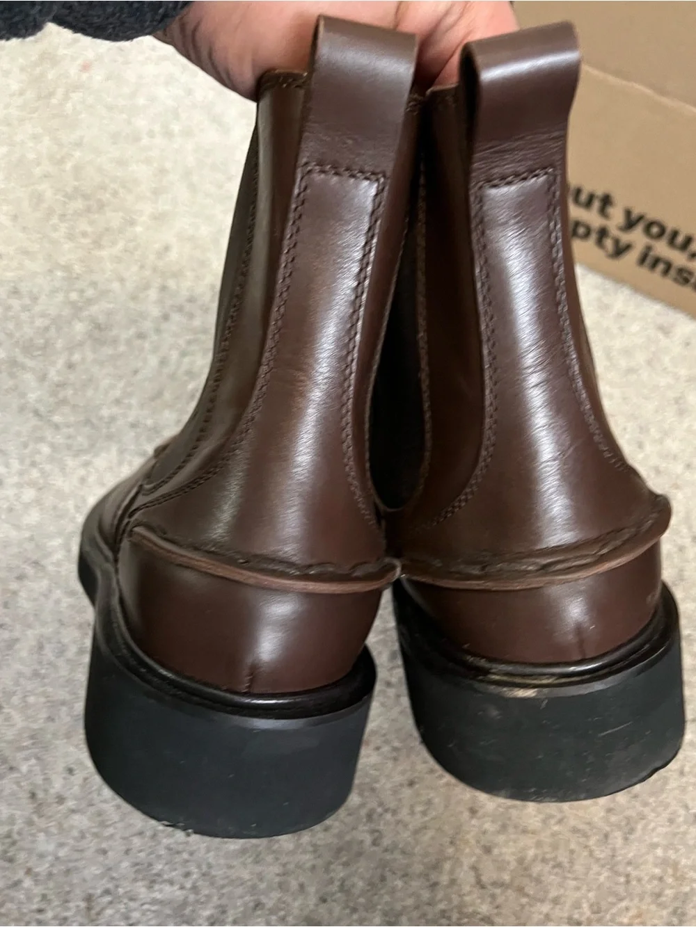 Tod’s whipstitch Chelsea boots